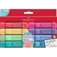 Textliner 46 Pastell Etui med 8 farger Faber-Castell