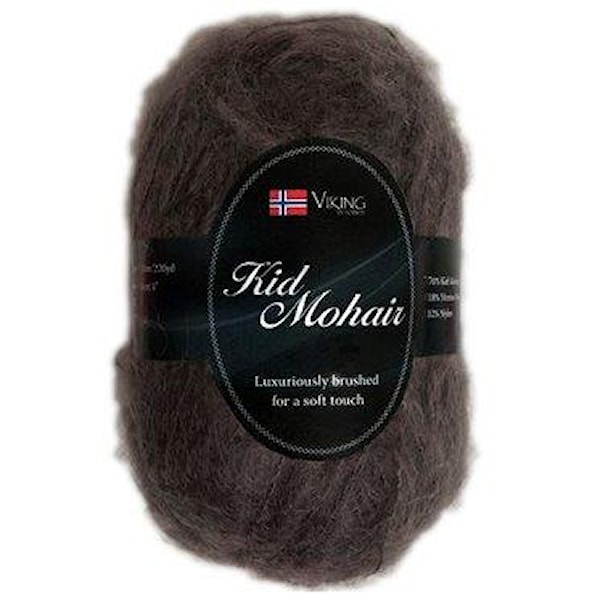 Viking of Norway Kid Mohair 50 gr Grå 915