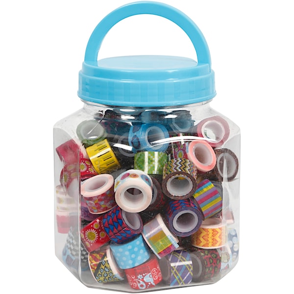Creativ Company Tape with Print in Pot 90pcs.