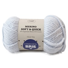 Adlibris BRIS Merino Soft & Quick Garn Ullmix 150g Glacier Blue A161
