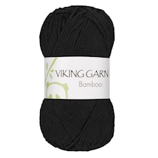 Bamboo 50 g musta Viking Garn