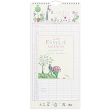 Familjekalender 2026 Magic Garden 210x450 mm Burde