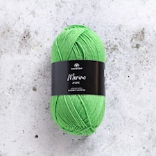 Merino Mini 50g Green Parakeet (13) Svarta Fåret