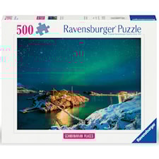 Pussel Northern Lights In Bergsfjord 500 bitar, Ravensburger