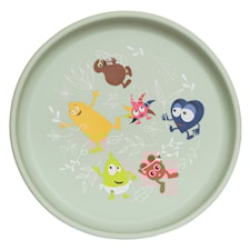 Babblarna Silikontallrik i Naturen Teddykompaniet