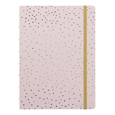 Anteckningsbok A5 Confetti Linjerad Rose Quartz Filofax