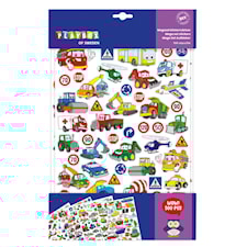 Stickers Mega Set Kjøretøy 500 stk, Playbox