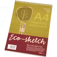 Skissblock med Spiral A4 100 g Ekologiskt Papper 25 Ark