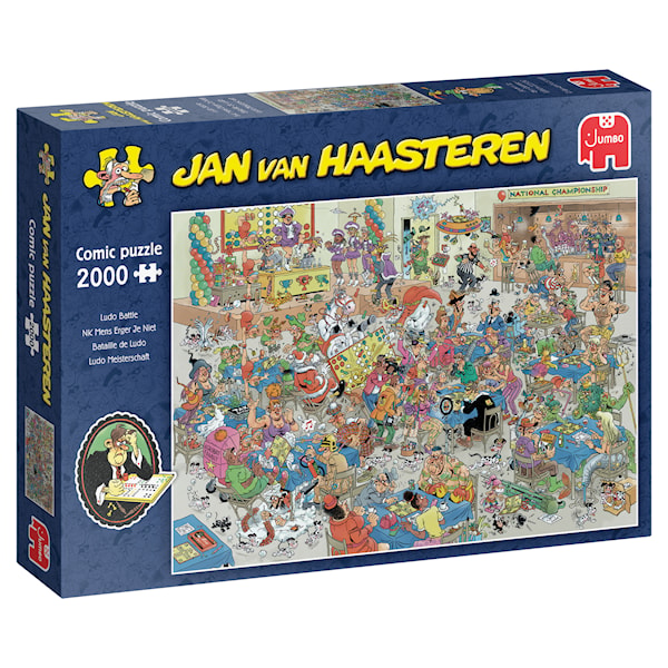Jan Van Haasteren Puzzle Championship Ludo Battle Pussel 2000 bitar
