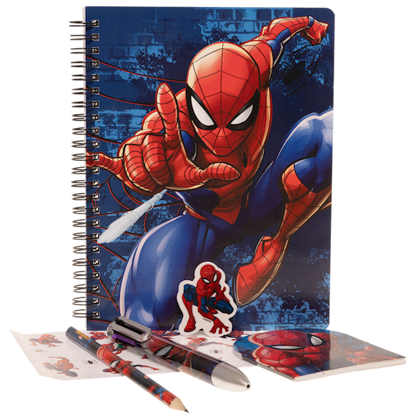 Spider-Man SPIDERMAN Writing Set w/multi-col. pen