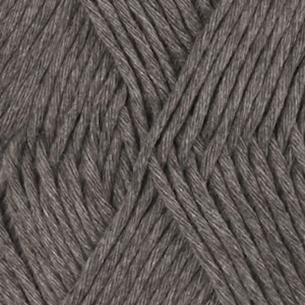 Drops, Cotton Light Uni Colour, Garn, Bomullmiks, 50 g, Mørk grå 30