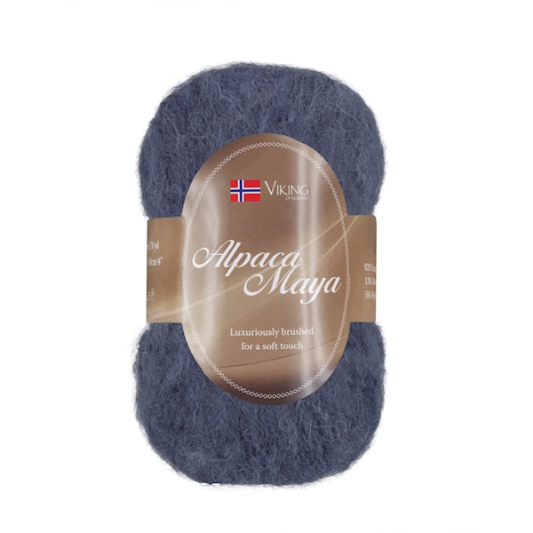 Alpaca Maya 50 g Marine 727 Viking Garn