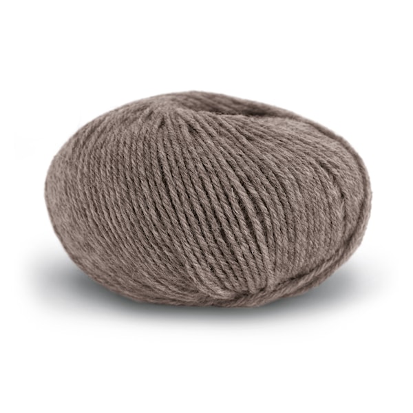 Knit At Home Classic SW Wool Lanka Villalangat 50 g ruskea meleerattu 407