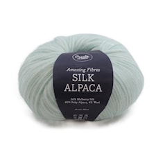 Adlibris Silk & Baby Alpaca, 50 g, Arctic Mint A199
