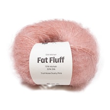 Mohair-Silkki Fat Fluff 25 gr Troll Nose pink  A793 Adlibris