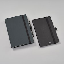 Förvaringsficka med elastisk band och pennhållare - Patch Pocket Black Semikolon