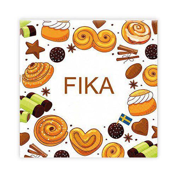 Kaffserviett FIKA 20-pack Gullers