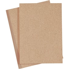 Kartong, natur, A4, 210x297 mm, 220 g, 10 stk./ 1 pk.