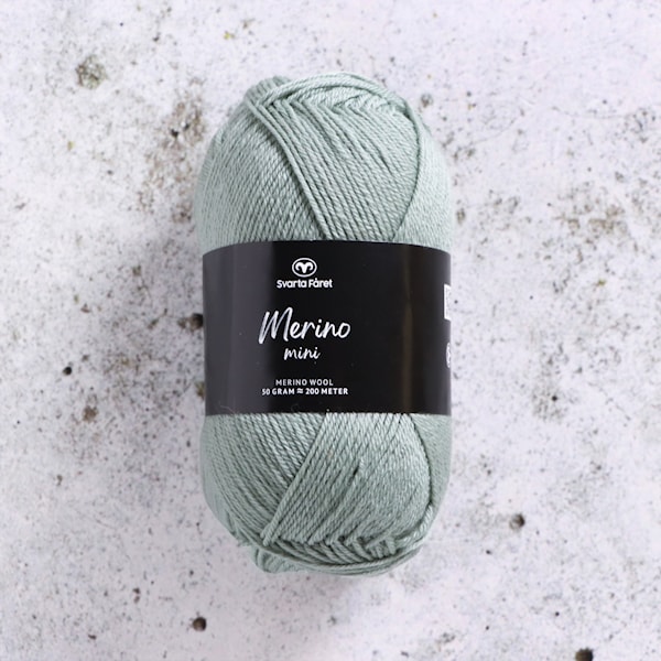 Merino Mini 50g Laurel Leaf (03) Svarta Fåret