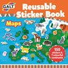 Galt Stickerbok Kartor - Klistermärken Återanvändningsbara