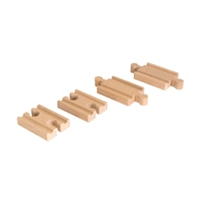 Raka skenor, extra korta, Brio Träjärnväg