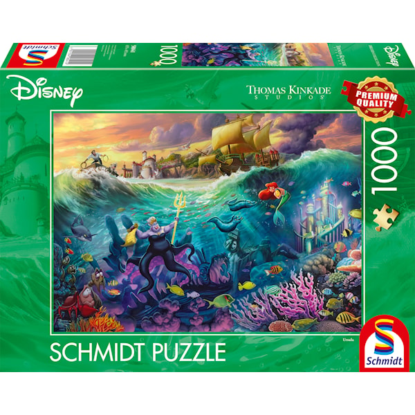 Disney The Little Mermaid Ursula Pussel 1000 Bitar Schmidt