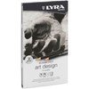 Blyertspennor i plåtask 12-p, Lyra Rembrandt Art Design