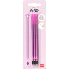 Täyttöpakkaus Erasable gel pen -kynille, 3 kpl, violetti