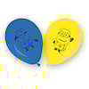 Minions Ballonger, 8 st, Gul/Blå