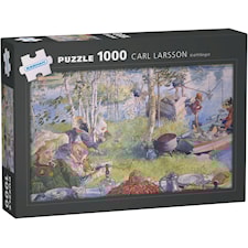 Puslespill, Carl Larsson, Kräftfångst, 1000 brikker, Egmont Kärnan