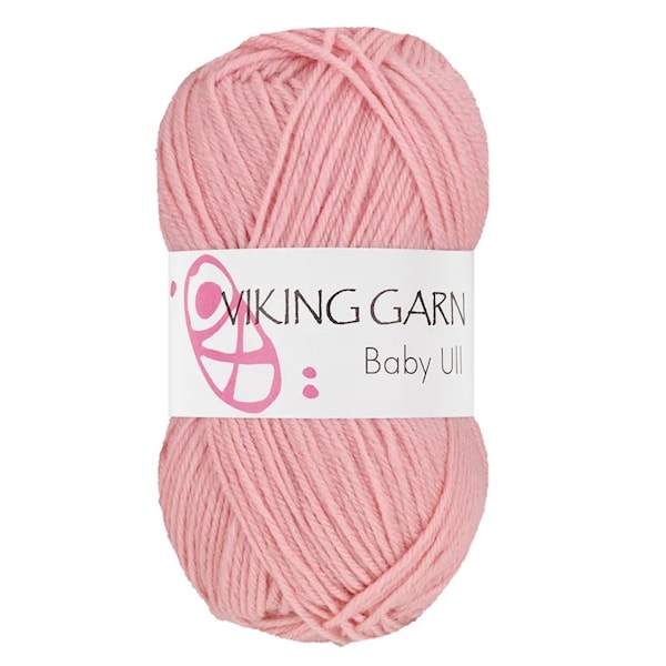 Baby Ull Garn Merinoull 50 g Viking Garn