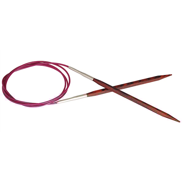 Rundpinner i bjørk 60 cm - 3,5 mm Du Store Alpakka Cubics
