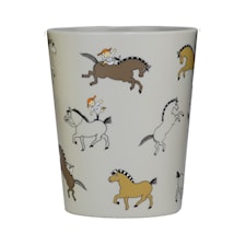 Pippi Cirkus Tumblermugg Grå Rätt Start