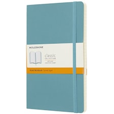 Anteckningsbok Classic Soft Linjerad Large Reef Blue Moleskine