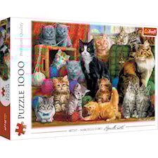 Palapeli Kissojen tapaaminen 1000 palaa, Trefl