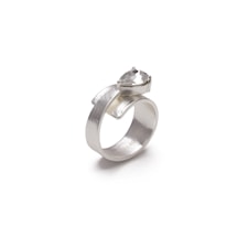 Bud To Rose, Eyla Ring, Large, Sølv