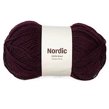 Nordic 100% ull 100 gr Glögg vinröd A831  Adlibris