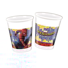 Spiderman Homecoming Plastmuggar, 8 st