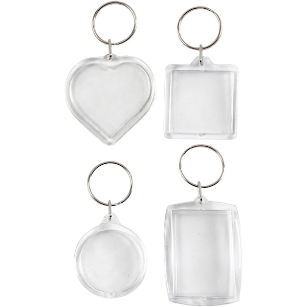 Creativ Company Keychain Shapes 4pcs.