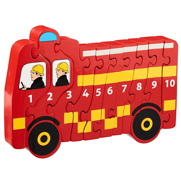 Pussel Brandbil 1-10