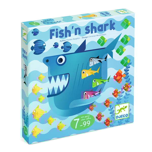 Spill Fish n Shark Strategispill Fisker og Hai Djeco
