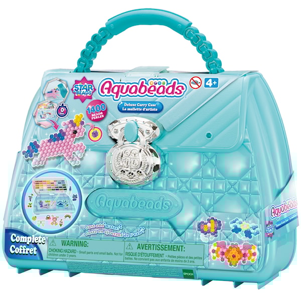 Aquabeads Deluxe hobbysett i håndveske