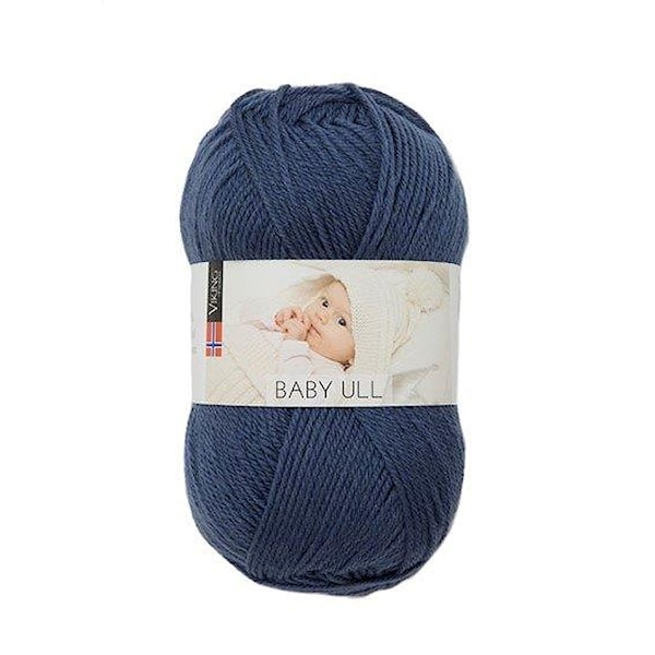 Viking of Norway Baby Ull 50 gr Jeansblå 325
