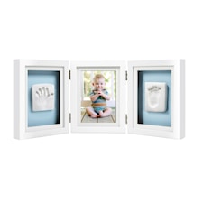 Babyprints Deluxe ledad Ram Trippel, Vit, Pearhead