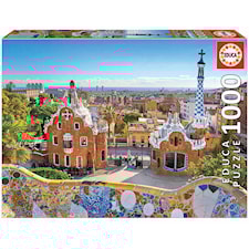 Pussel, Barcelona View Fom Park Güell, 1000 Bitar, Educa
