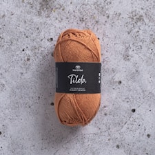 Tilda Garn Bomullsmix 50 g Rost 539 Svarta Fåret