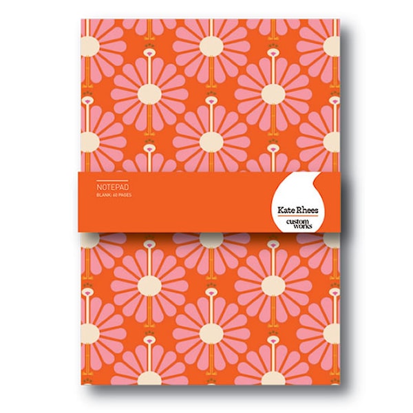 Notatblokk A5 Blomster & Fugler KATE RHEES