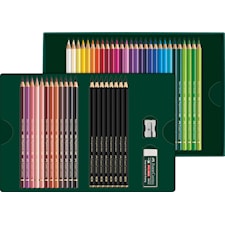 Gavesett Polychromos & Pitt Graphite Matt Small 40 deler Faber Castell