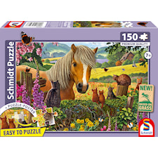 Pussel Ett sött möte i hagen 150 bitar. Schmidt