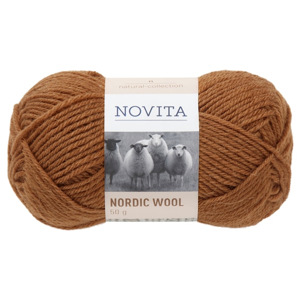 Novita Nordic Wool Lanka Villasekoite 50 g, orava 645